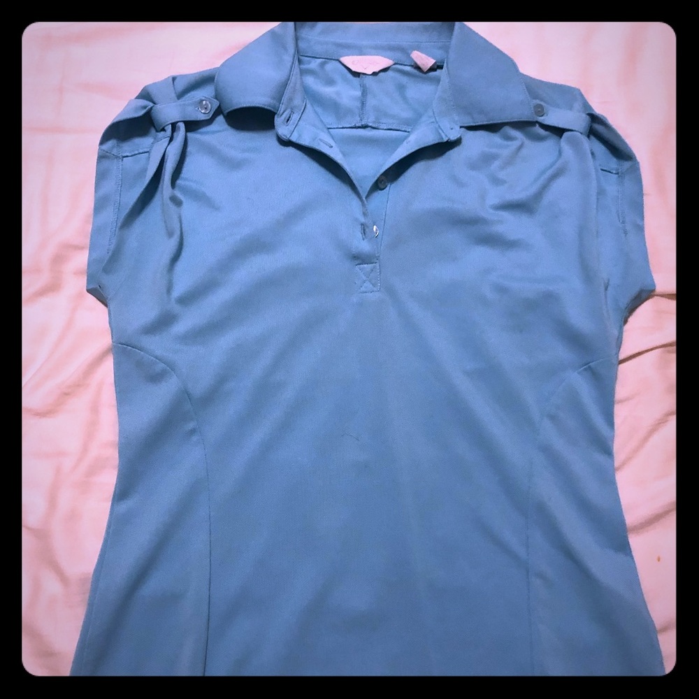 Callaway sleeveless golf shirt size XS turquoise